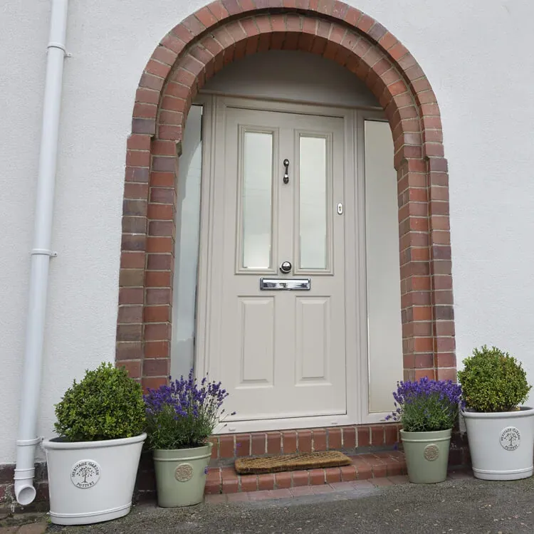 Cream composite door