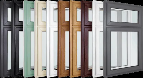 Window colour and foil finish options