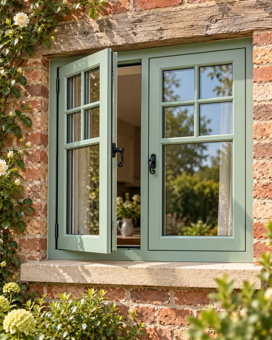 Chartwell green cottage-style window