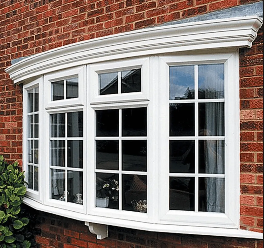 White uPVC window design