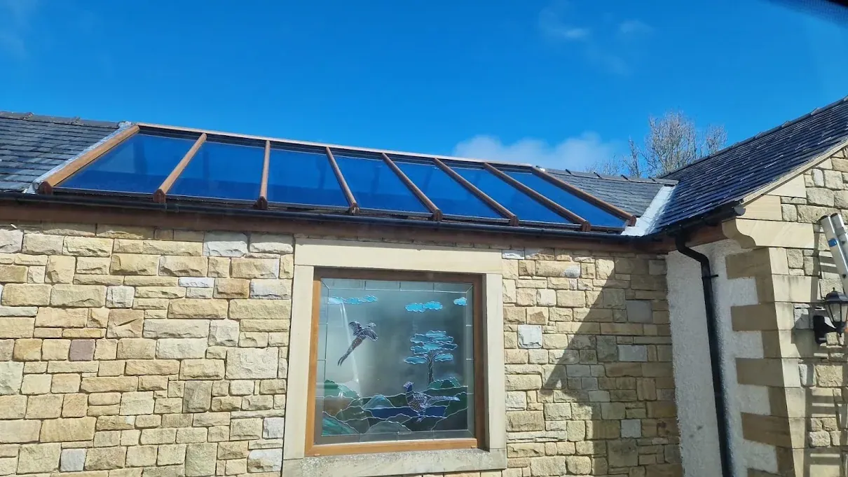Specialist glazing in stone property